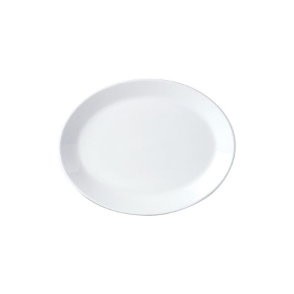 ASSIETTE OVALE COUPÉ SIMPLICITY STEELITE 8''