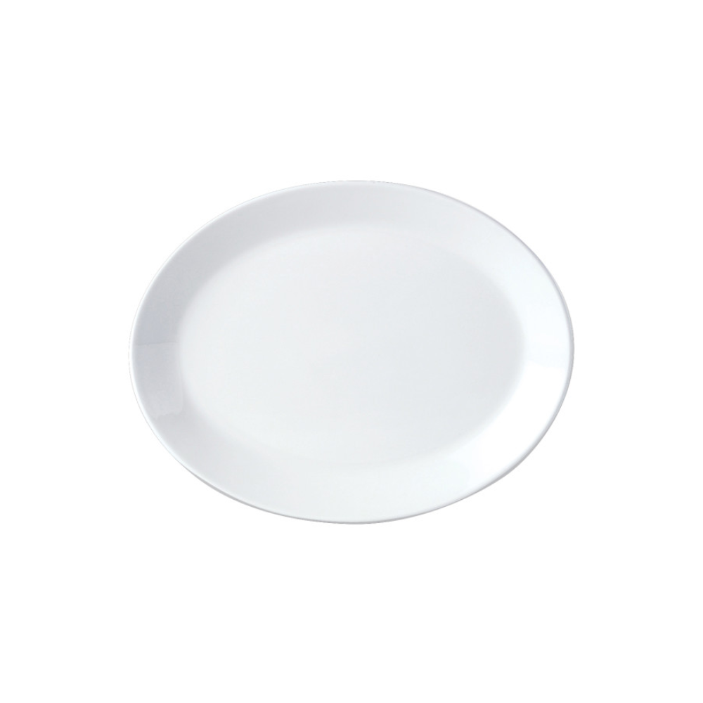 ASSIETTE OVALE COUPÉ SIMPLICITY STEELITE 12''