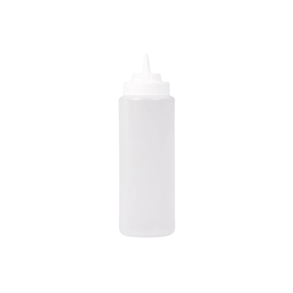 Bouteille À Pression Ouverture Large 32 OZ Transparent