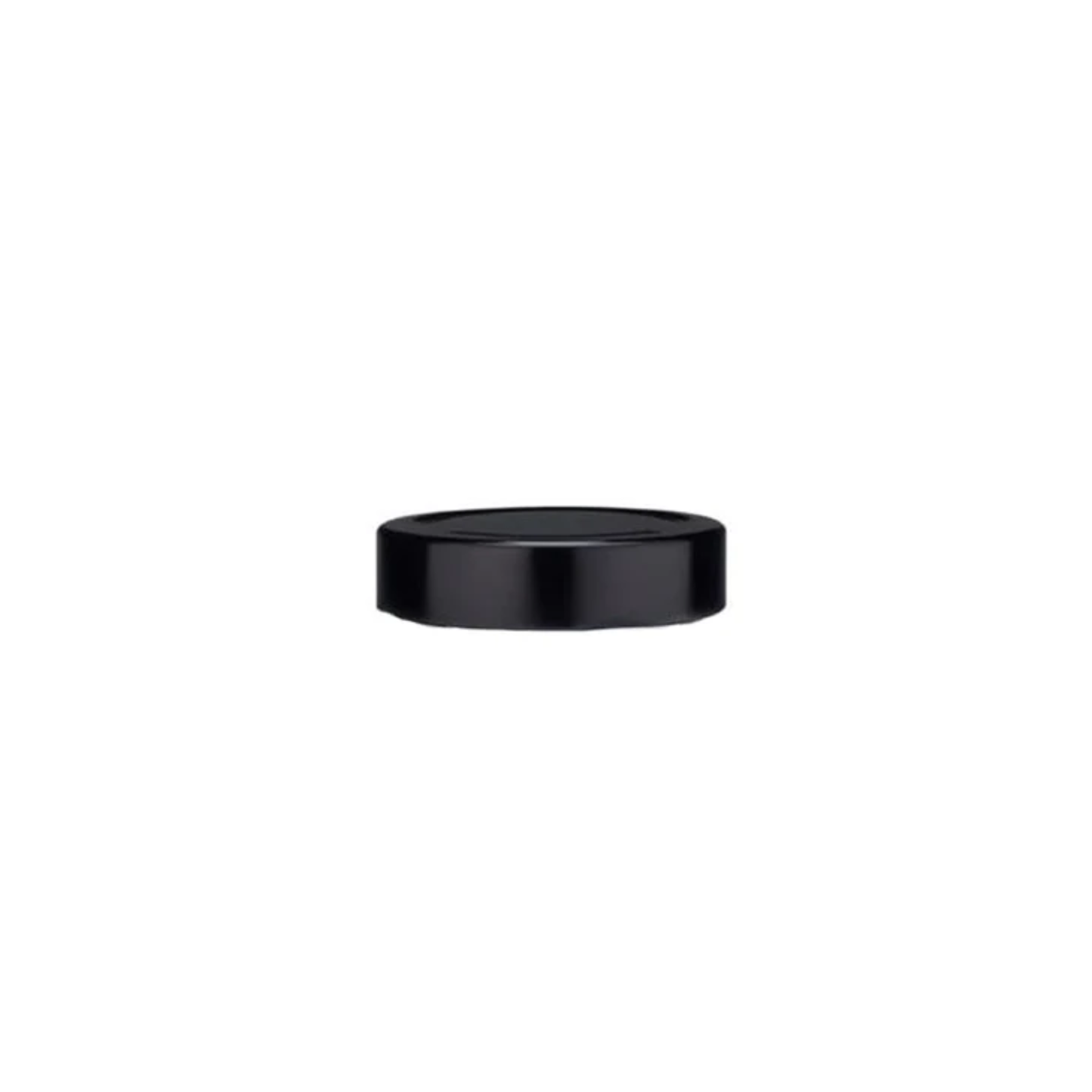 BLACK ERGO CAP WITHOUT BUTTON 70MM