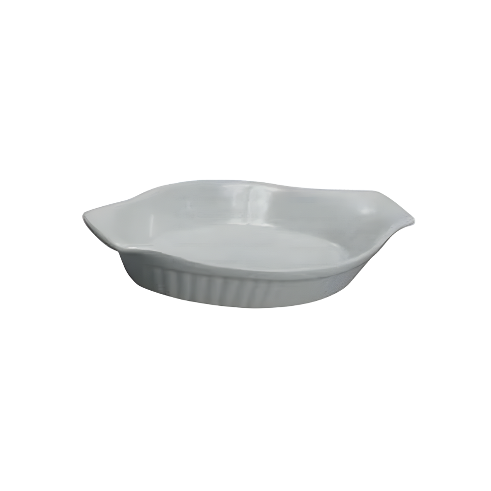 (MAG4012) PLAT OVALE BLANC 12 OZ.