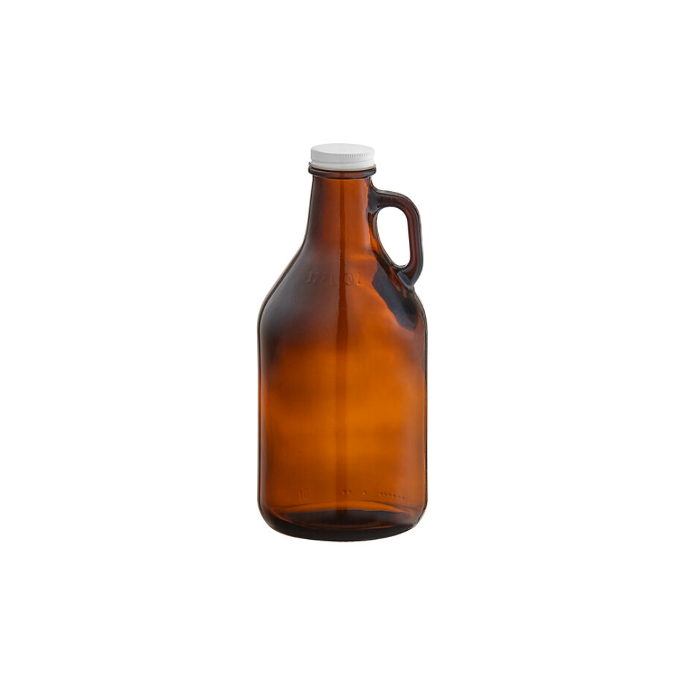 AMBER GROWLER 32OZ C/W LID