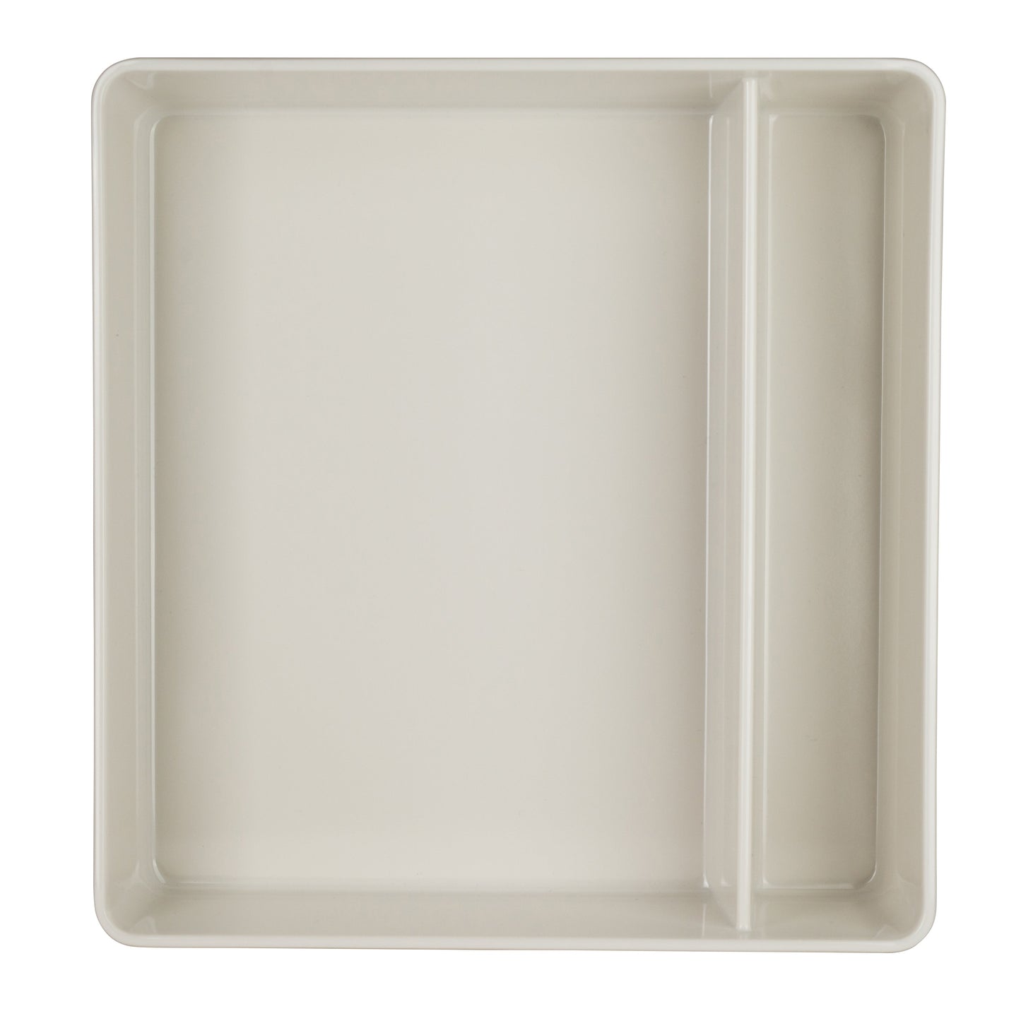 BENTO BOX 10.5''X10''X2.75'' BLANCHE