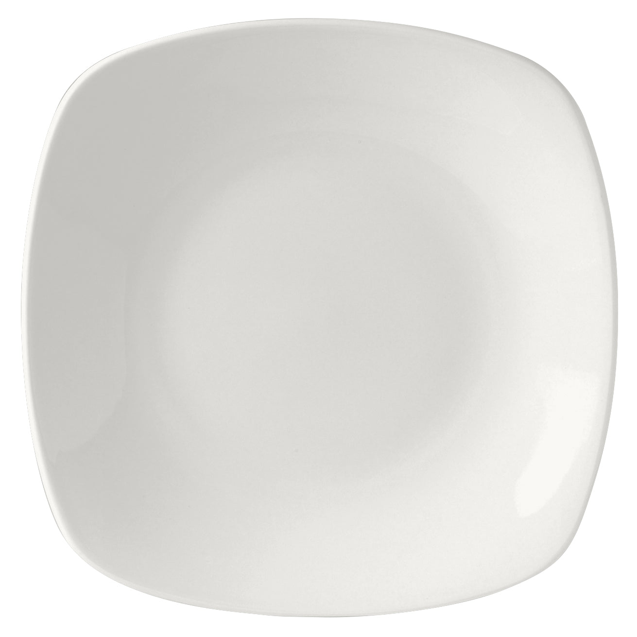 ASSIETTE BLANCHE QUADRO MONACO STEELITE 9''