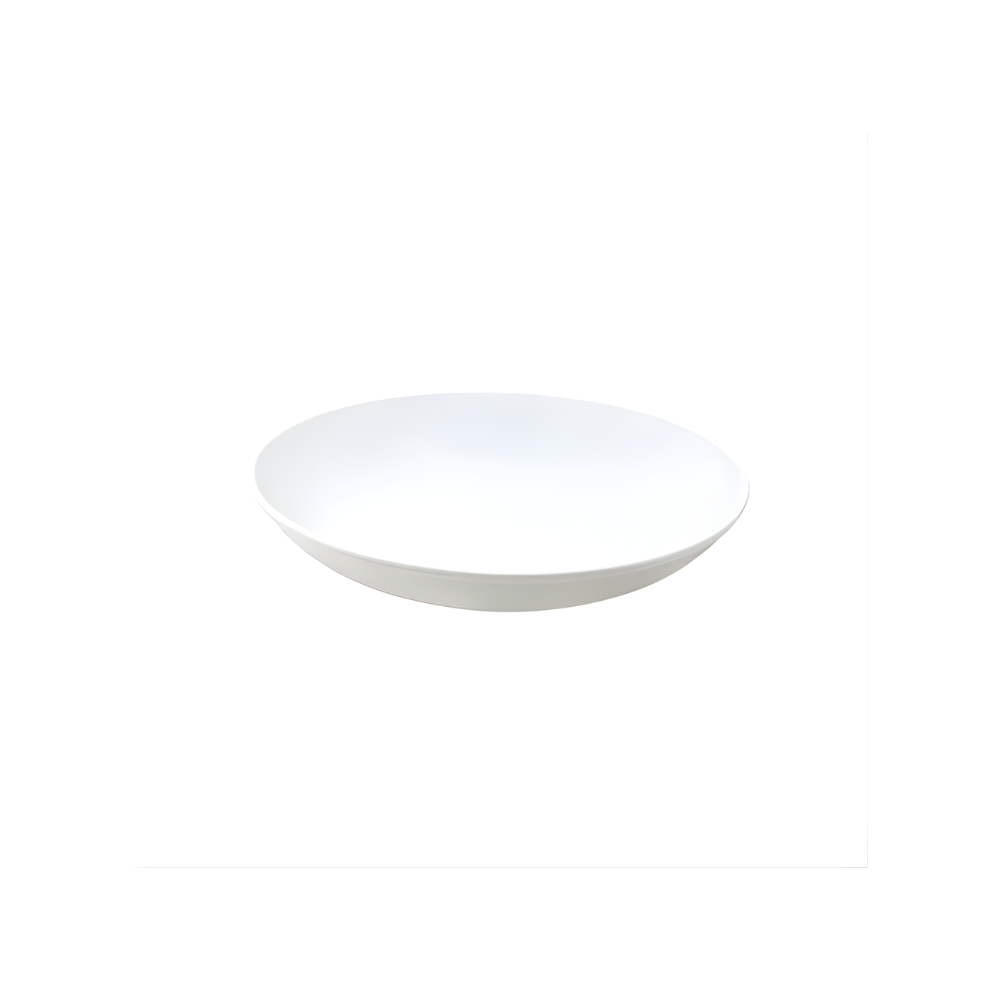 ASSIETTE À COUSCOUS BLANC 10.2"