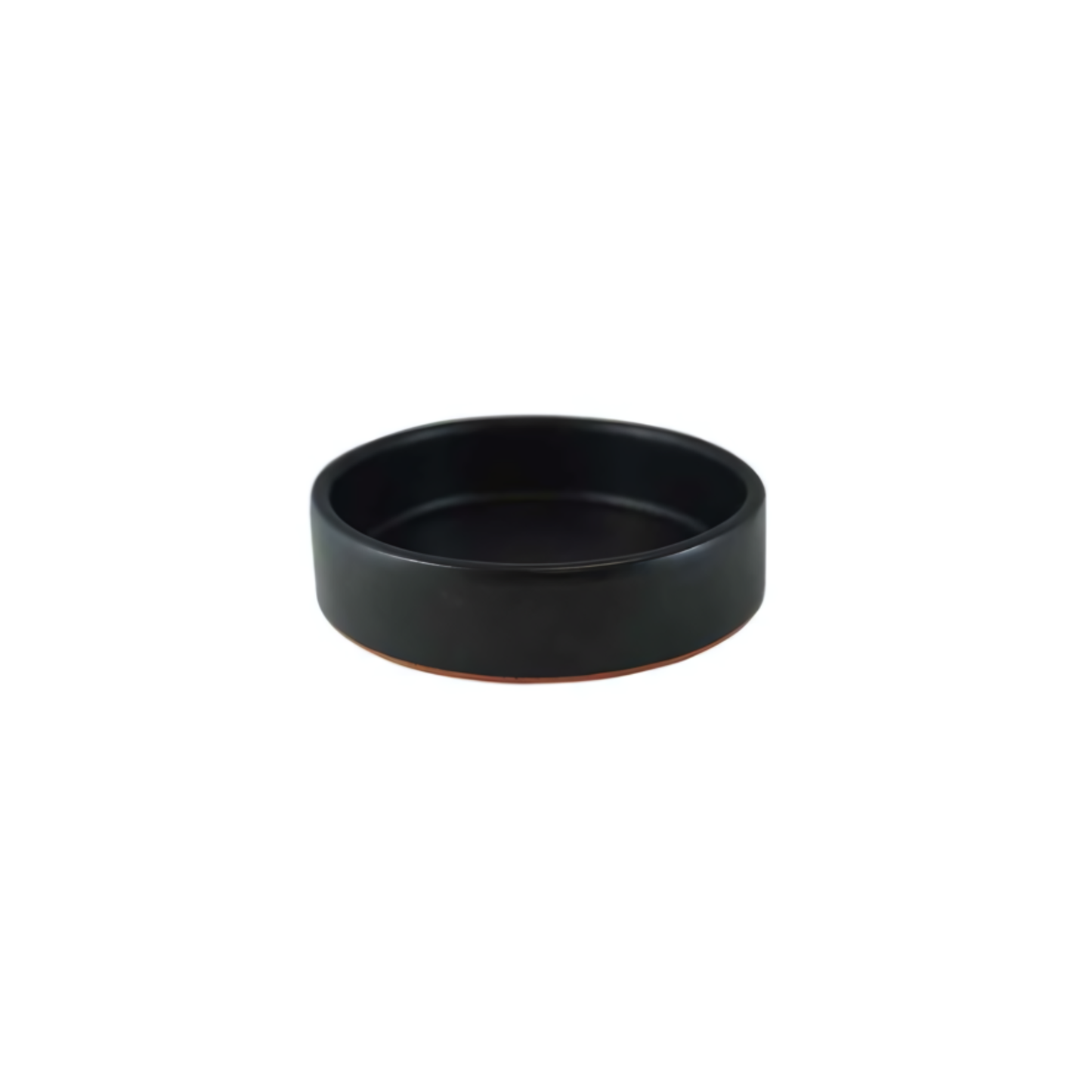 TERRA COTTA RAMEKIN BLACK 3.4OZ/ 100 ML