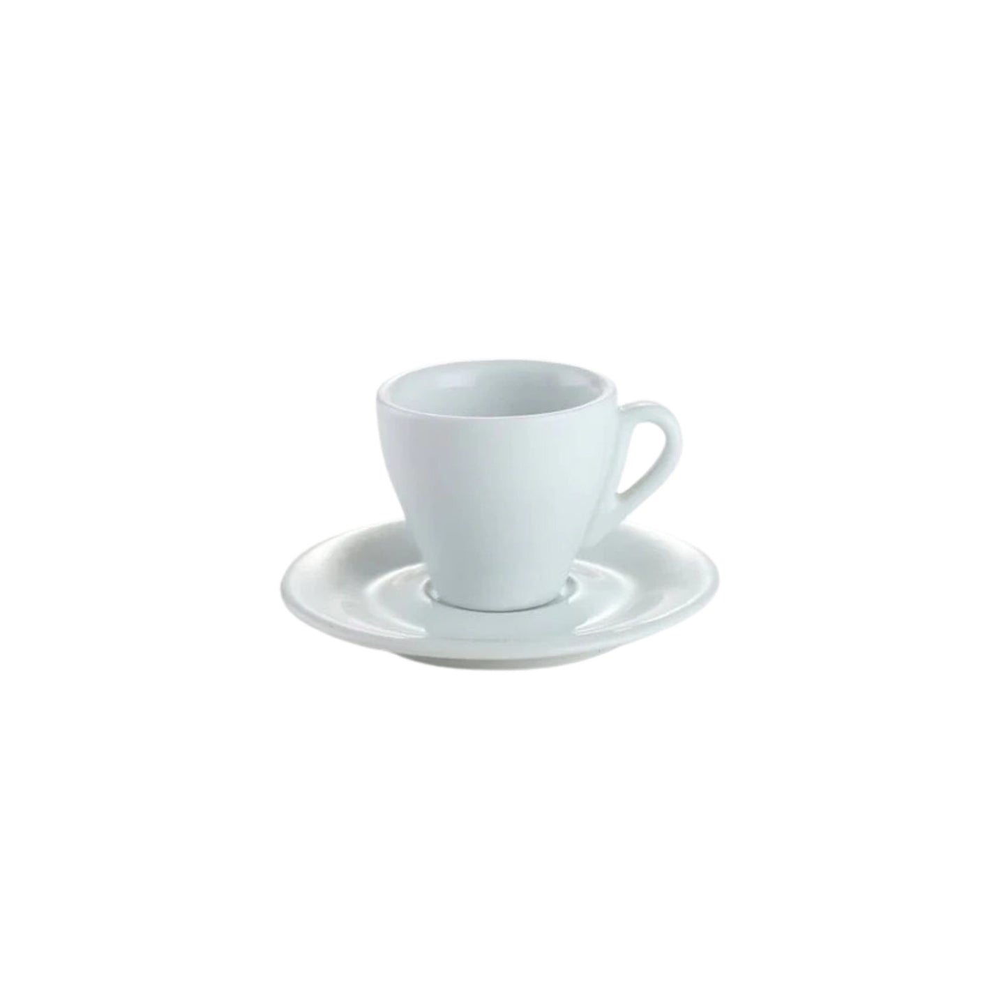 SET DE 6 TASSES À ESPRESSO BLANCHES 60 CC. POIRE