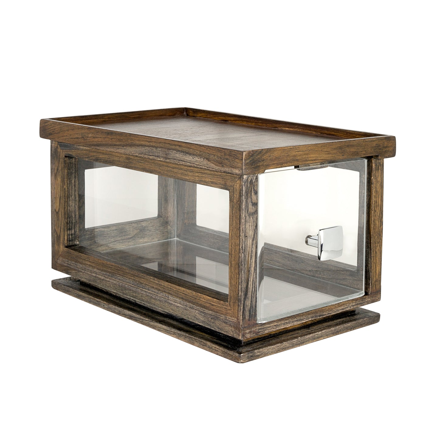 BOITE DE BOULANGERIE AVEC TIROIR EN ACRYLIQUE 14 1/4 PO X 8 1/2 PO X 8 1/2 PO GRIS CENDRE