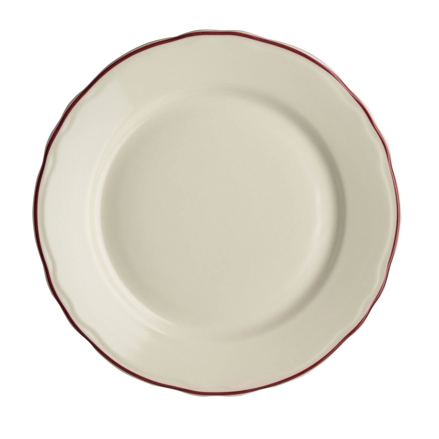 ASSIETTE 7.25'' DE CAROLYNES STYLELINE MAROON