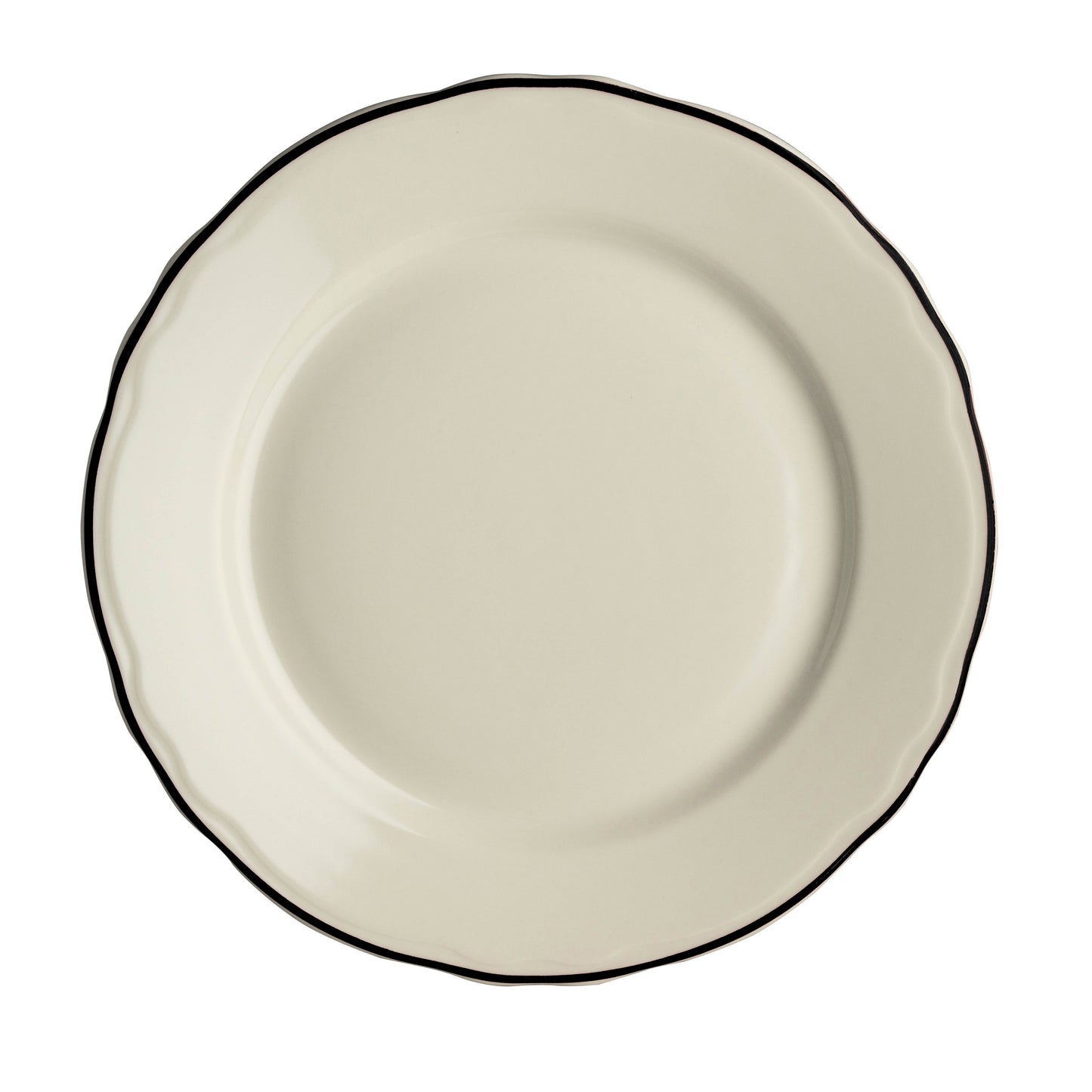 ASSIETTE 7.25'' DE CAROLYNES STYLELINE NOIR
