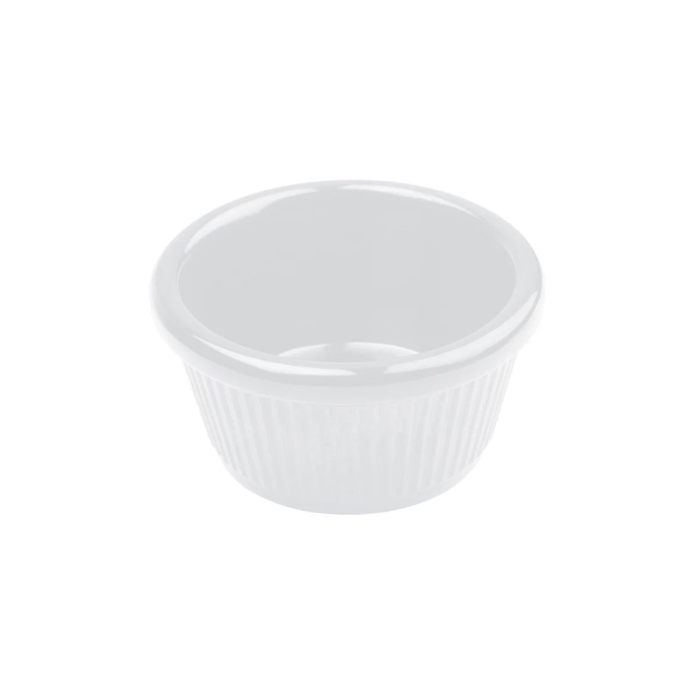 RAMEKIN FLUTED 3OZ WHITE