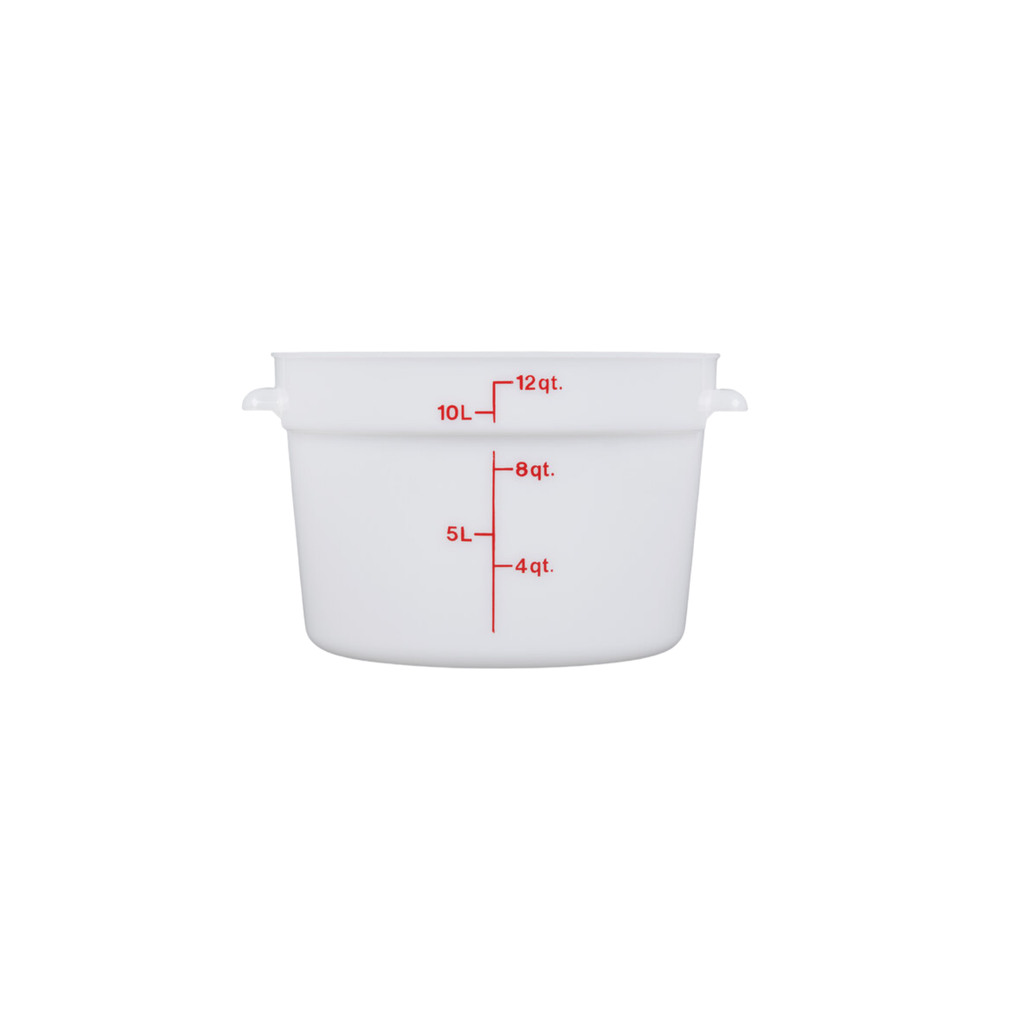 ROUND PLY–WHITE – 12 QT