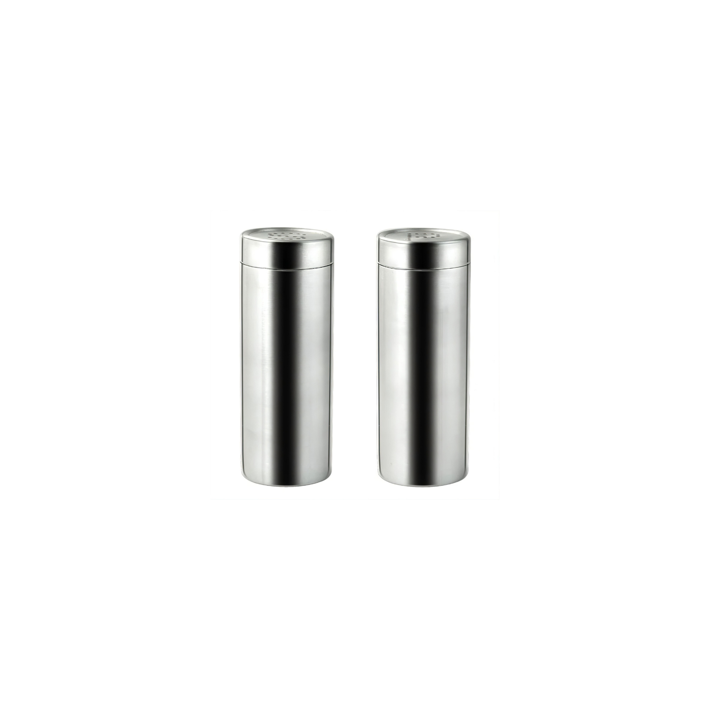 SHAKER SET SALT&PEPPER 3.75 18 10 STAINLESS STEEL