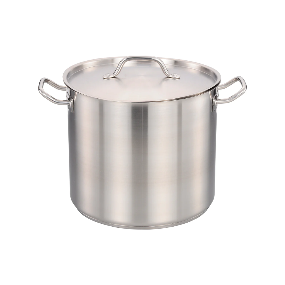 ALUMINUM STOCK POT 120 QT H.D. 4 HANDLE