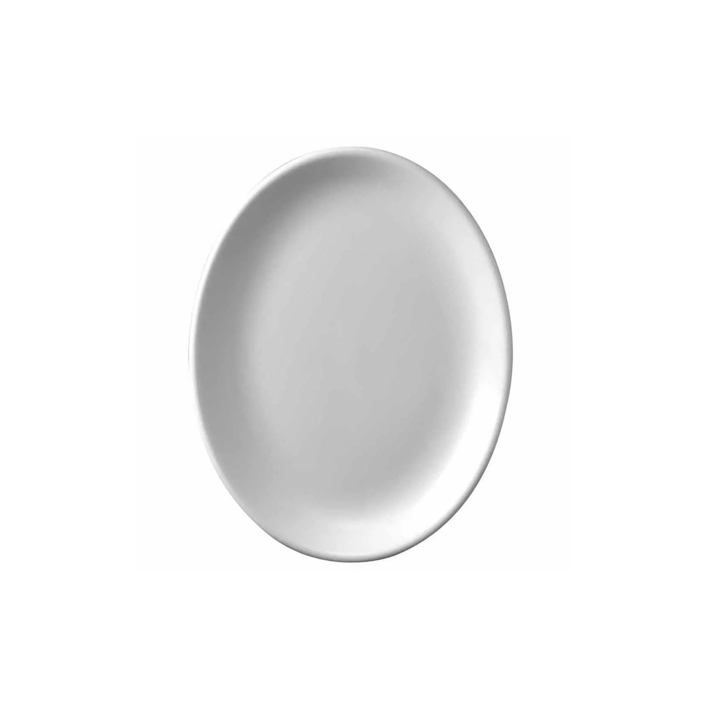 PLATE OVAL 14" WHITE