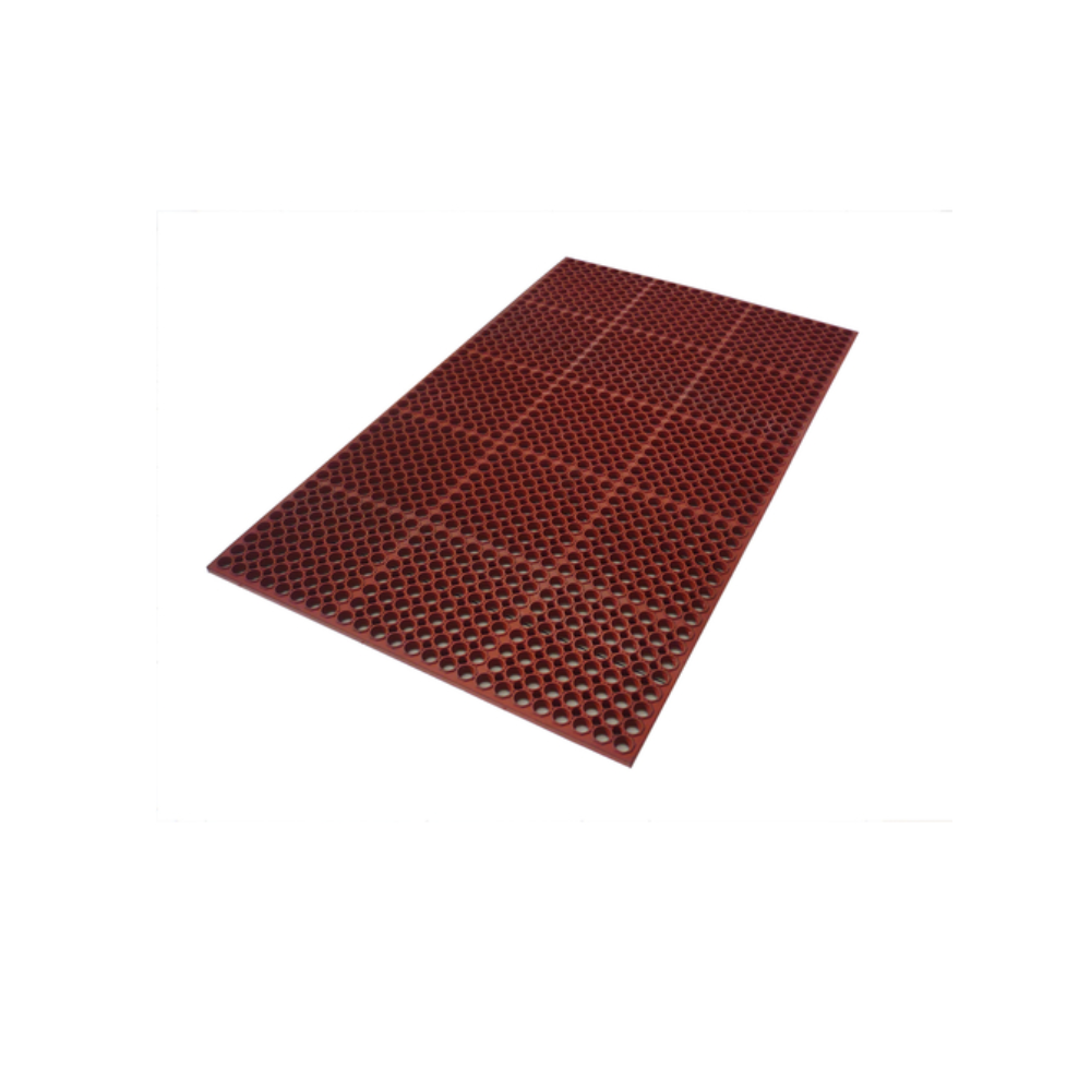 TAPIS PLANCHER ANTI GRAISSE 36"X60"X.75" TERRACOTTA