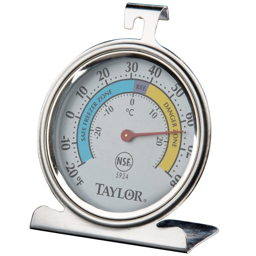 Taylor Classic Analog Freezer Refrigerator Thermometer 5924 -20F