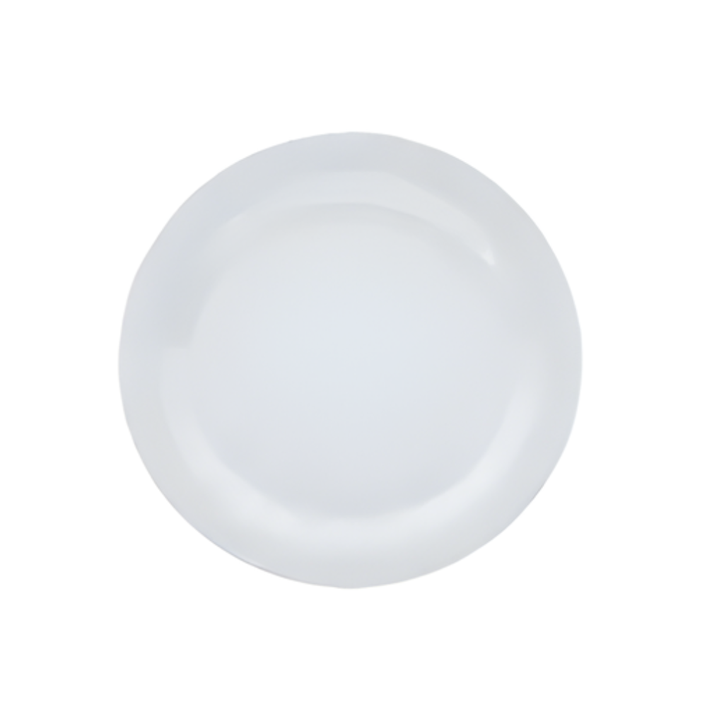 ASSIETTE RONDE 10" MELAMINE BLANC