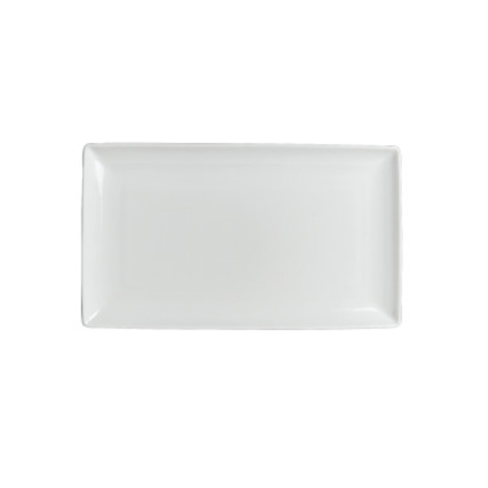 PLATEAU RECTANGULAIRE ''TASTE WHITE'' 13'' X 7.5''