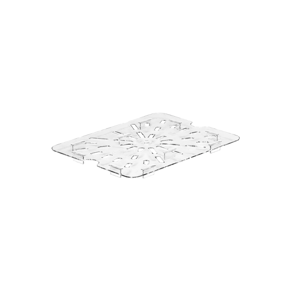 FOOD PAN DRAIN HALF 1/2 CLEAR