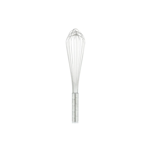 FOUET PIANO EN ACIER INOXYDABLE 14''