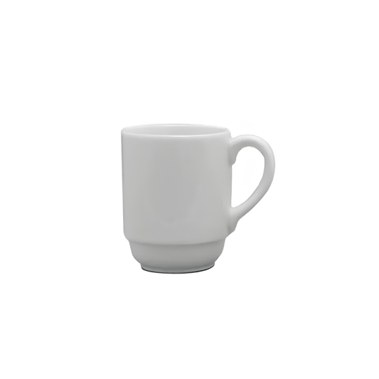 TASSE/MUG EMPILABLE 10 OZ PLAIN WHITE