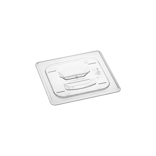 FOOD PAN LID 1/6 SIZE WITH HANDLE (JD-P1601)