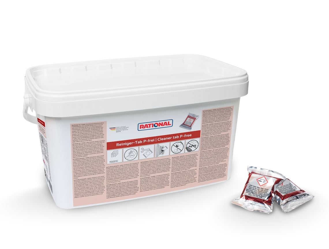 RATIONAL P-FREE CLEANER TAB. 130 PACKETS PER PAIL