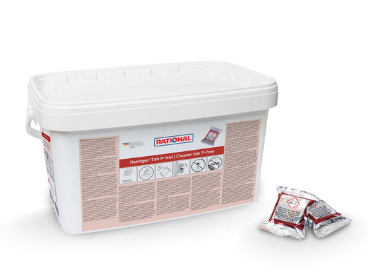 RATIONAL P-FREE CLEANER TAB. 130 PACKETS PER PAIL