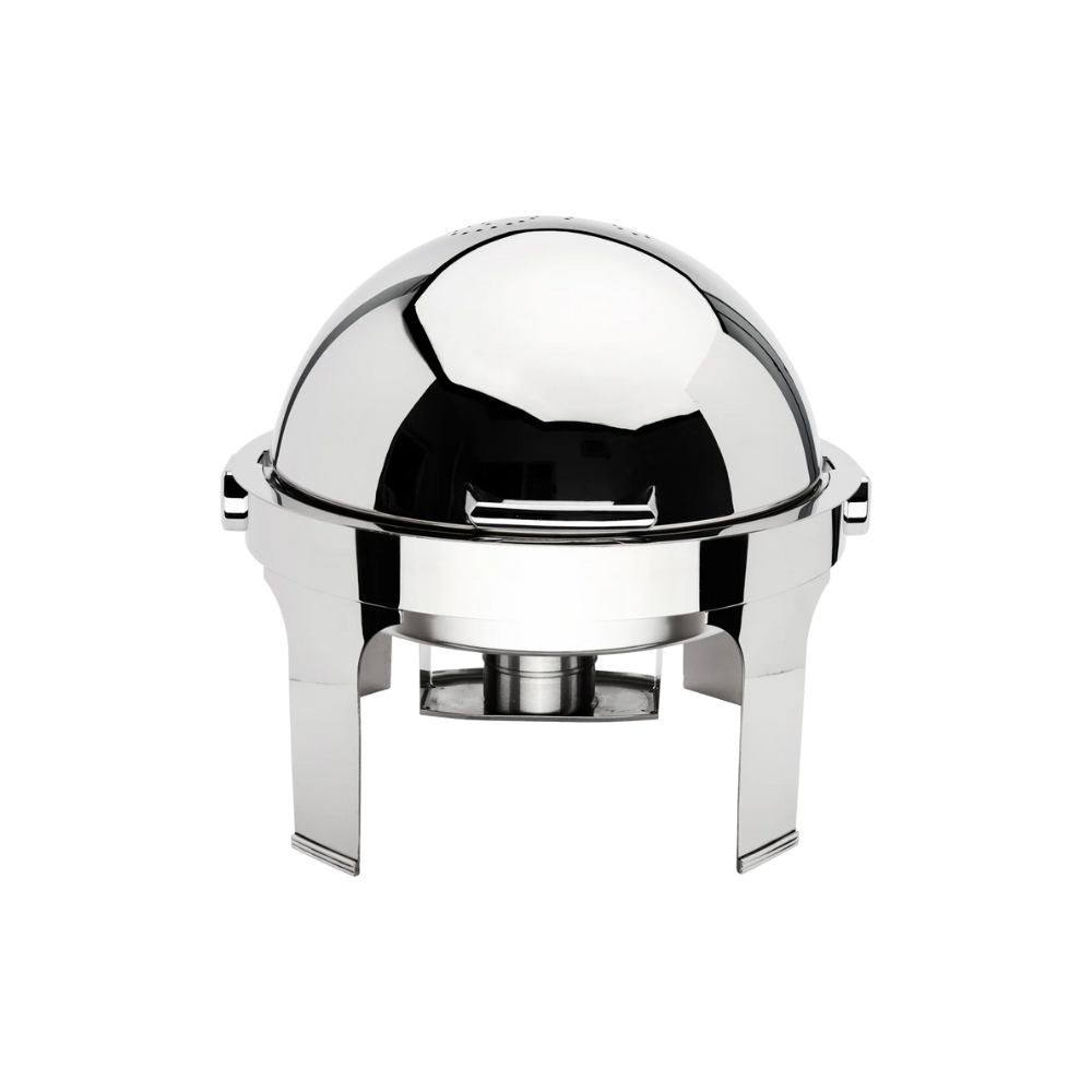 CHAFER RONDE HARMONY AVEC COUVERCLE À ENROULEMENT, SS, 7QT/6,6L, 22,5X20"