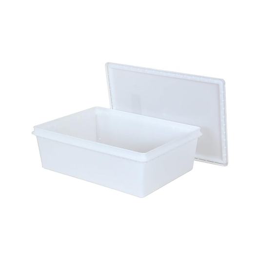 BIN RECT. 15.5 X 11 X WHITE(WITHOUT LID) – 5"
