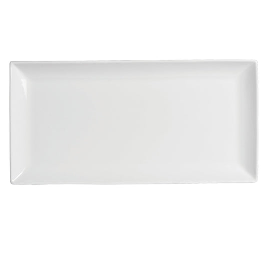 ASSIETTE RECTANGULAIRE STEELITE 9.5''X5''