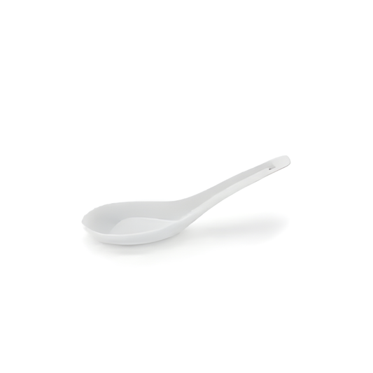 YUEN MAI-SOUP SPOON/WHITE  PORCELAIN