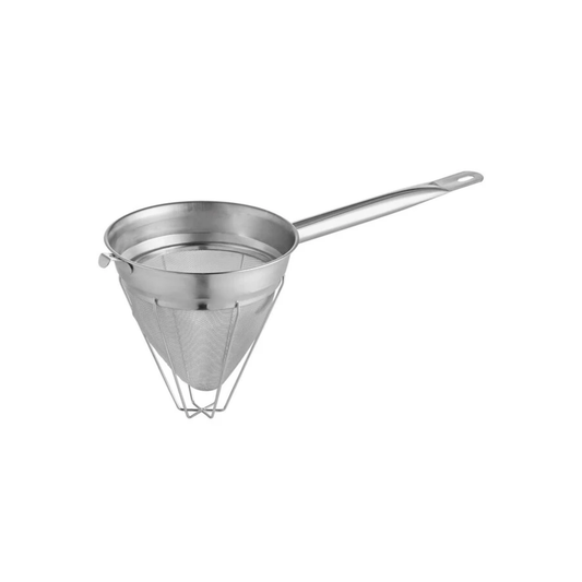 PASSE-PASTE DE BOULION EN ACIER INOXYDABLE 8 POUCES POIGNÉE PLATE AVEC BARRE RENFORCÉE