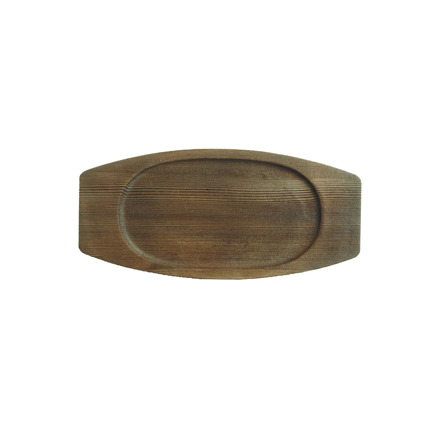 DESSUS-DE-PLAT EN BOIS OVALE 12 1/4'' X 5 3/4''