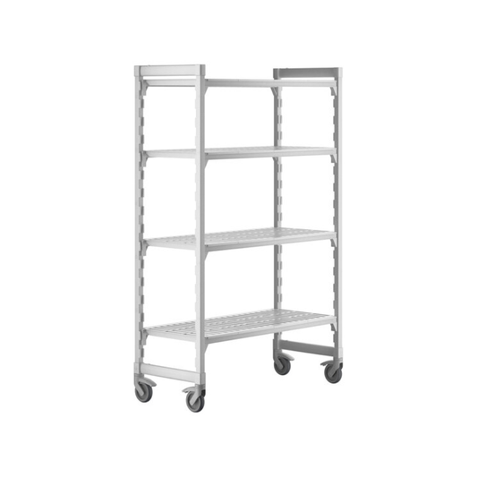 ETAGERE MOBILE PREMIUM 21X48X75", 4 TABLETTES VENTILLES