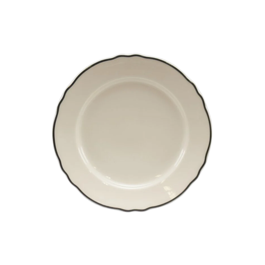 ASSIETTE 10 5/8'' CAROLYN STYLELINE NOIR