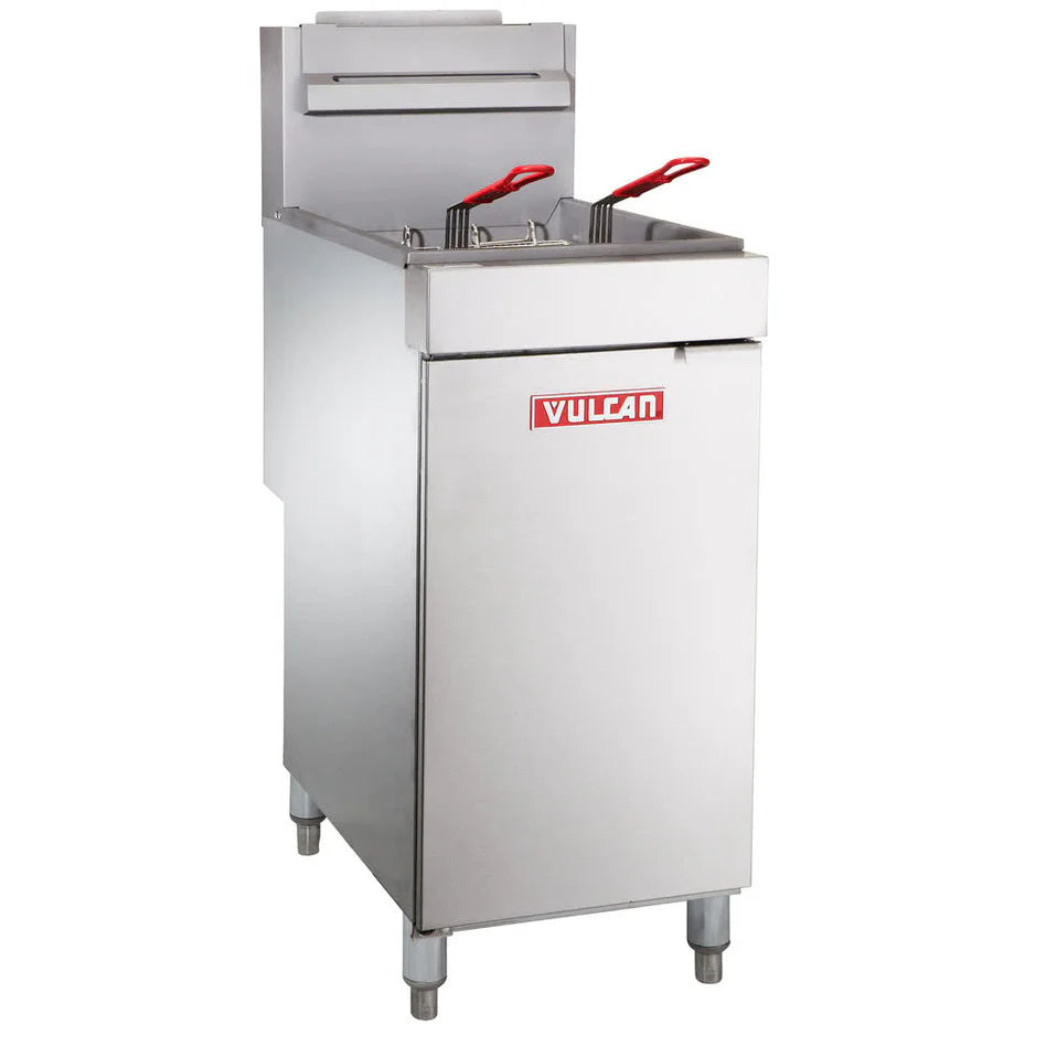 FRITEUSE 15.5", 45-50LBS/CAP, 120 000BTU, GAZ/NAT