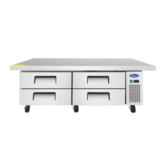 CHEF BASE REFRIGARATED 72'', 12.1 CU/FT, 72.5"X32"X26.5"H