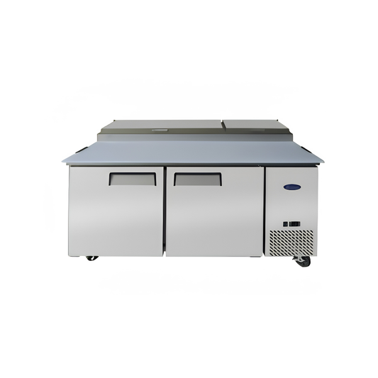 PIZZA PREP TABLE 67'', 18.5 CU/FT, 67"X33"X44"H