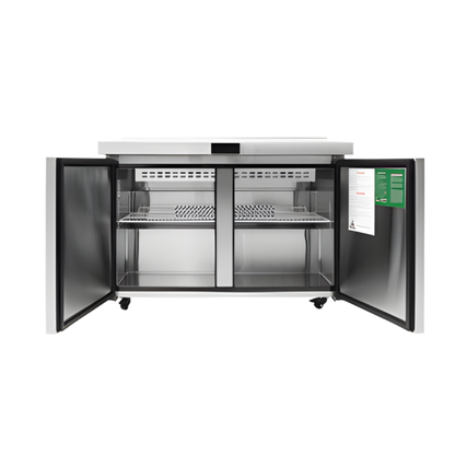 PREPARATION TABLE 48'' MEGA TOP 18 PANS 13.4 CU/FT 48.5"X34"X46'' NIGHT COVERT