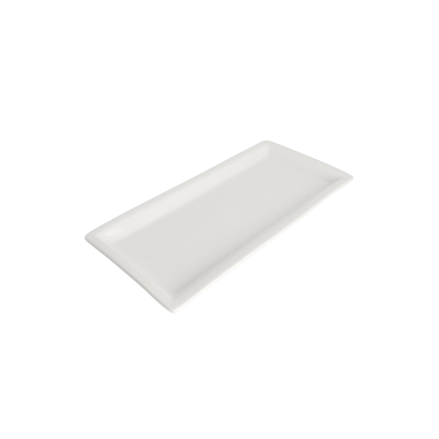 KORIN ASSIETTE RECTANGULAIRE BLANCHE DURABLE 11,5'' X 5,25''
