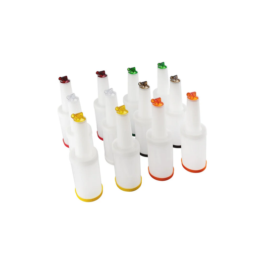 STOR'N POUR 32OZ COMPLETE QUART VARIOUS COLORED CAPS