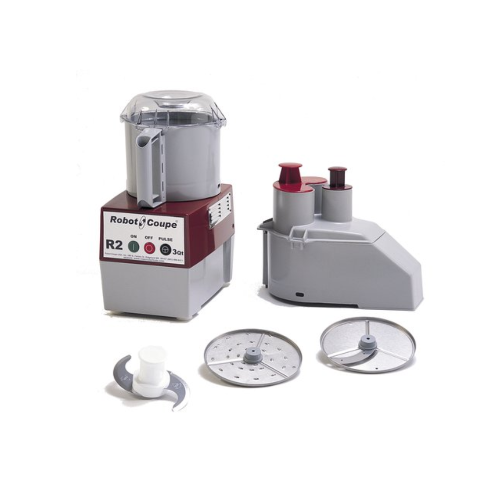 ROBOT CULINAIRE BOL PLASTIQUE GRIS 3L 2 DISQUE INCLUS 1HP 120V/1PH
