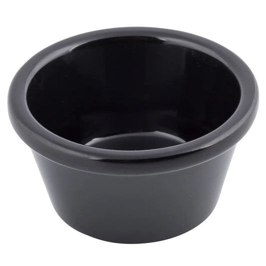 RAMEKIN 2OZ BLACK/SMOOTH