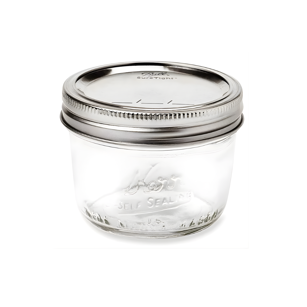 BOCAUX EN VERRE À LARGE OUVERTURE - 8 OZ