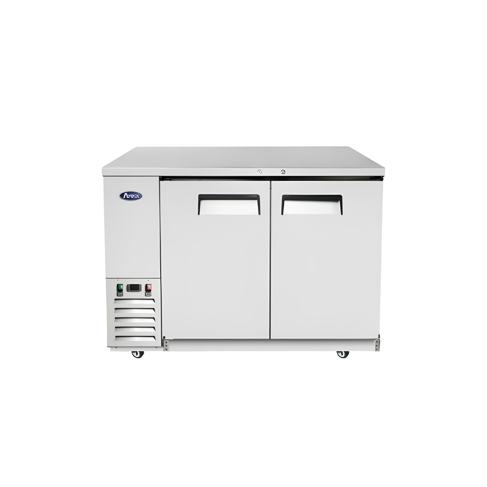 59″ SHALLOW DEPTH BACK BAR COOLER. S/S
