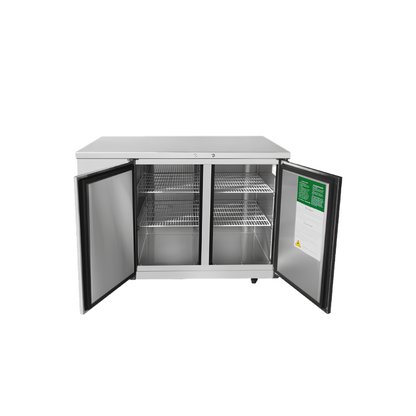 59″ SHALLOW DEPTH BACK BAR COOLER. S/S