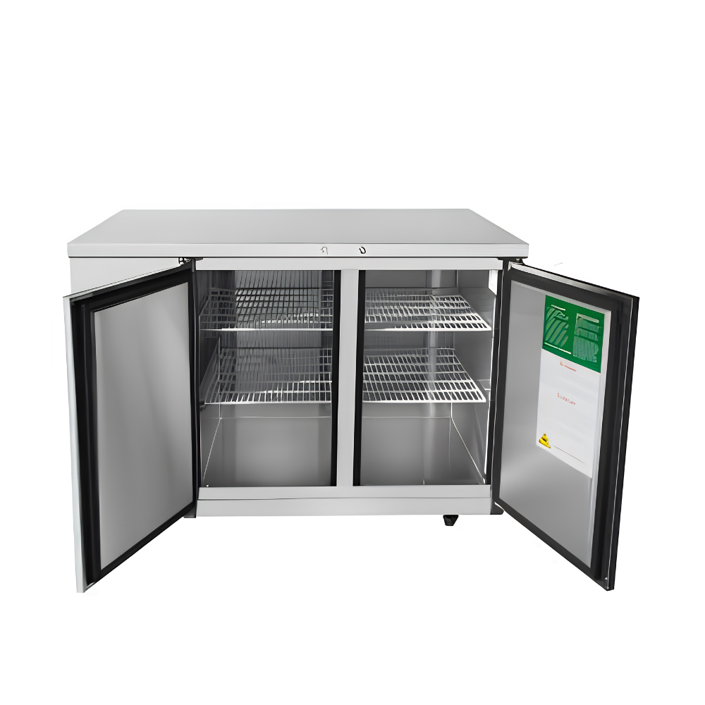 69" GLASS DOOR BACK BAR COOLER - S/S
