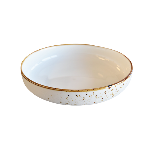 8.5" SALAD BOWL WHITE. TERRA